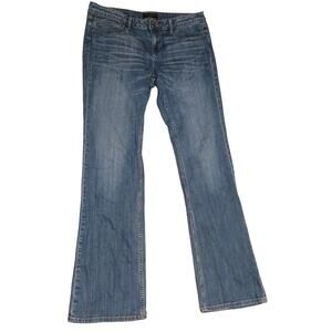 Banana Republic Womens Mid-Rise Bootcut 5-pocket Jeans Medium Wash Sz 10L EUC